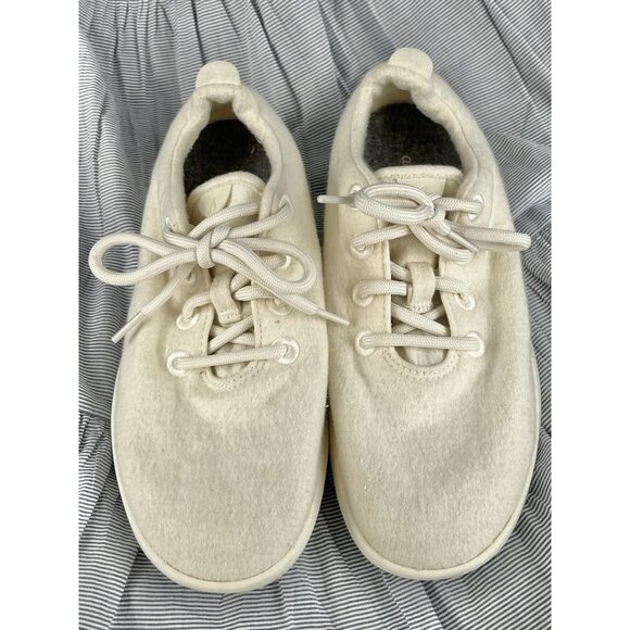 Allbirds Runners Washable Merino Wool Cream White Comfort Shoes‎ Womens Size 9 - Picture 10 of 11